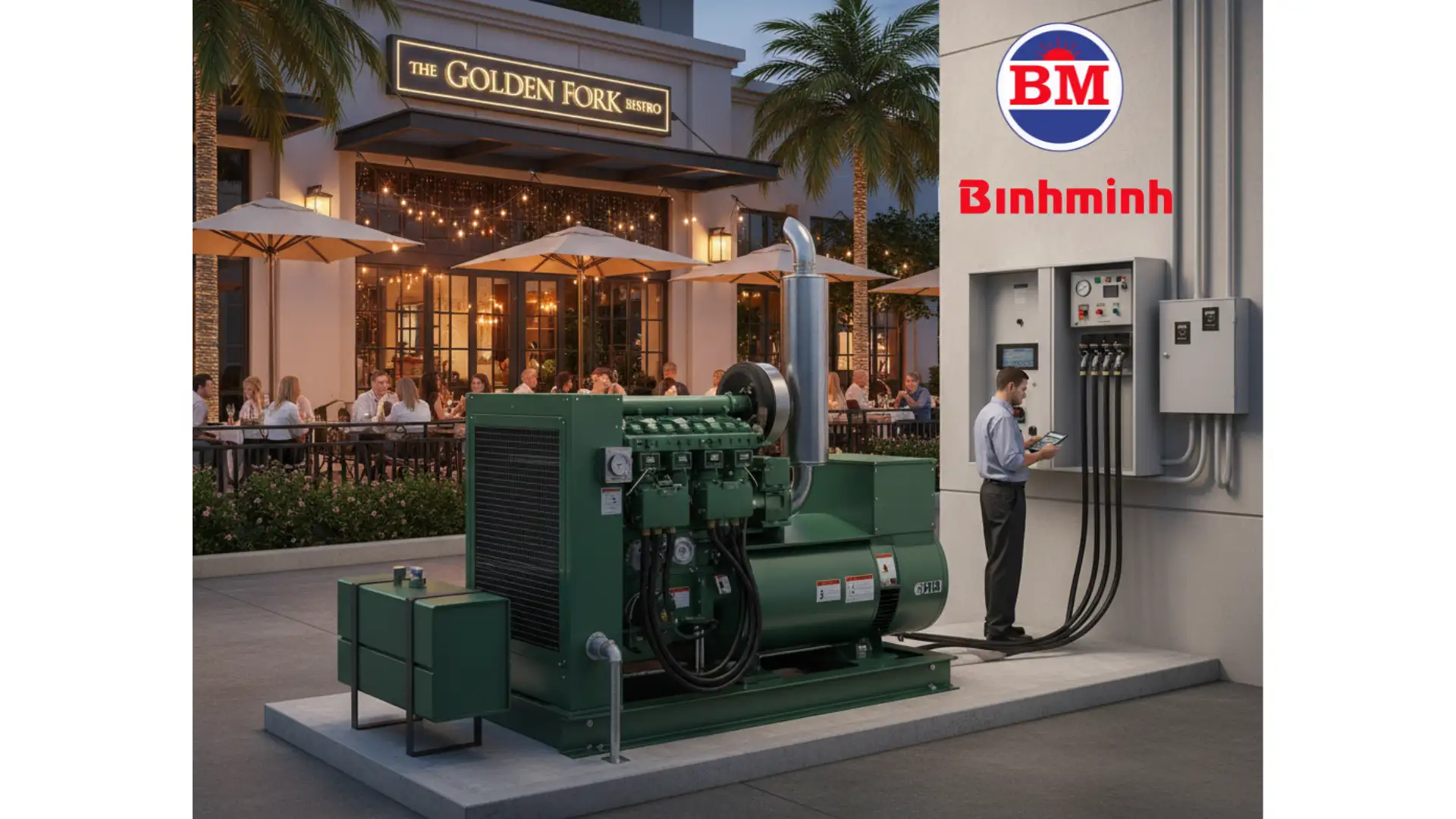 Cách chọn máy phát điện phù hợp cho nhà hàng