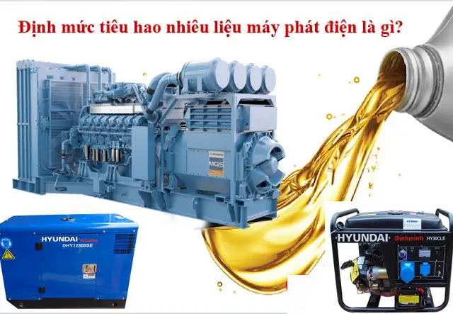 cách tính mức tiêu thụ nhiên liệu của máy phát điện