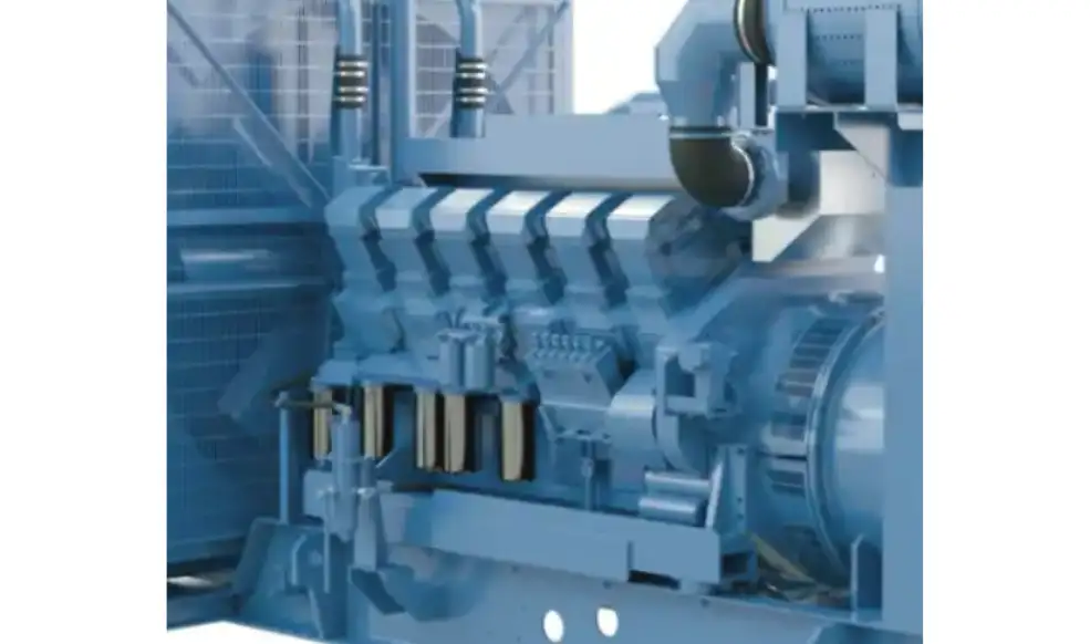 Động cơ 6 xilanh hoạt động mạnh mẽ