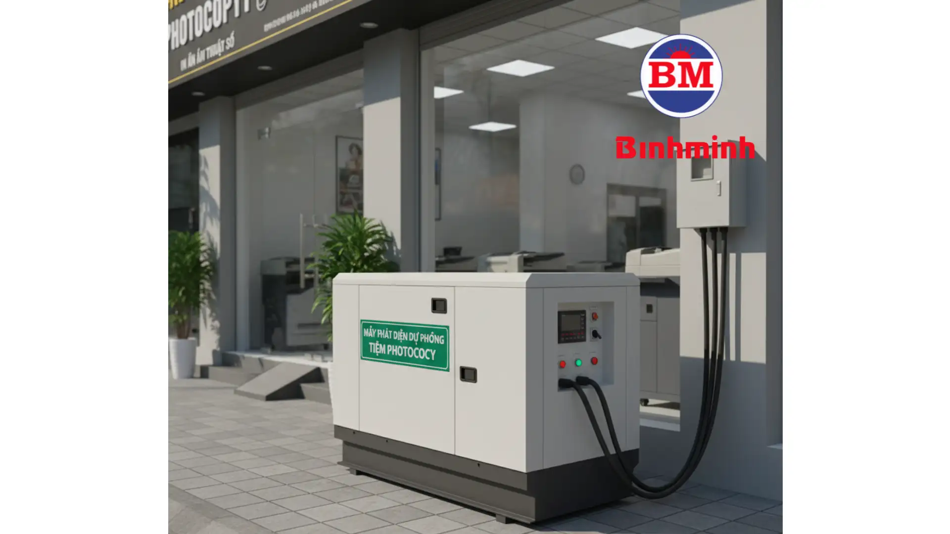 Hướng dẫn chọn máy phát điện phù hợp tiệm Photocopy