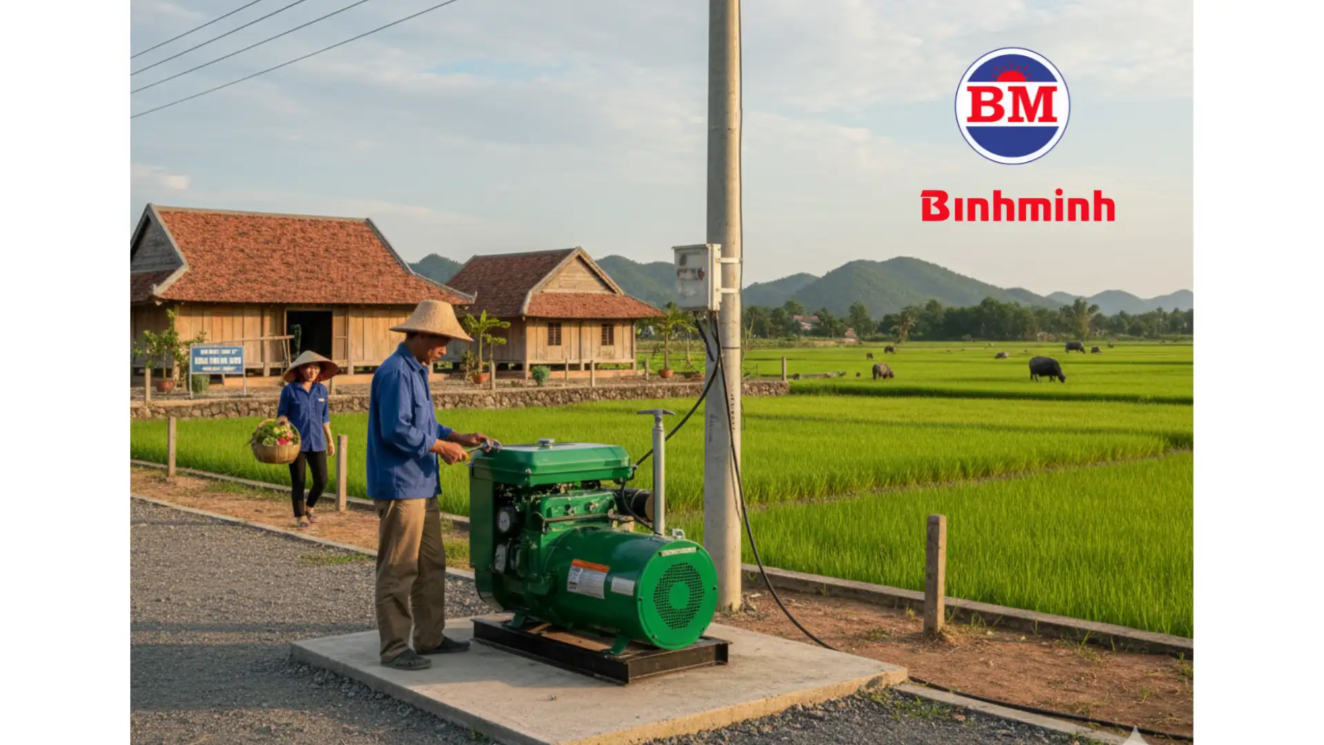 Hướng dẫn chọn máy phát điện trang trại