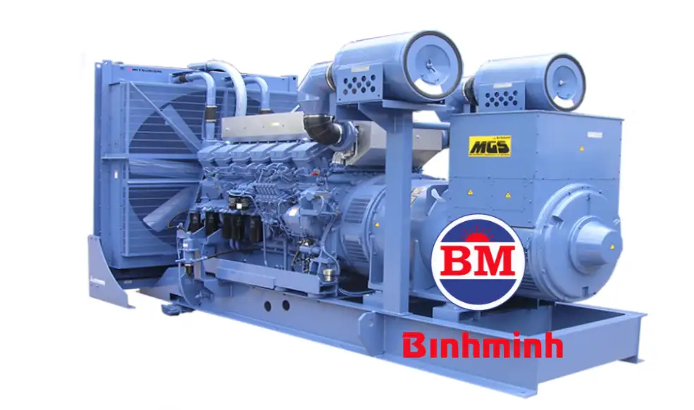 Máy phát điện Mitsubishi công suất dự phòng 1500kVA, 1200kW
