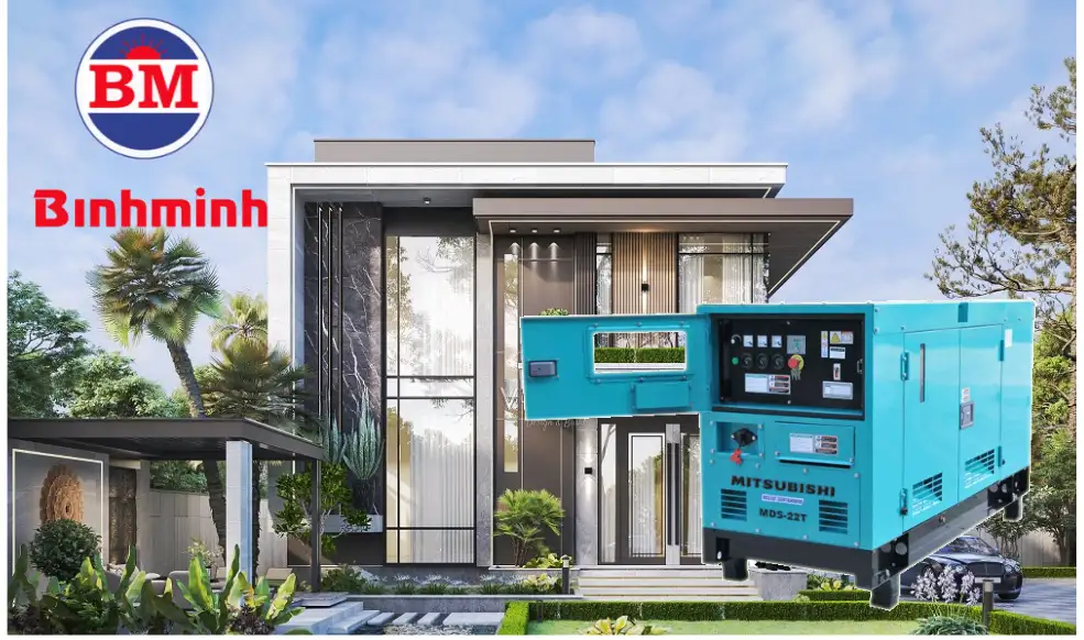Máy phát điện Mitsubishi gia đình
