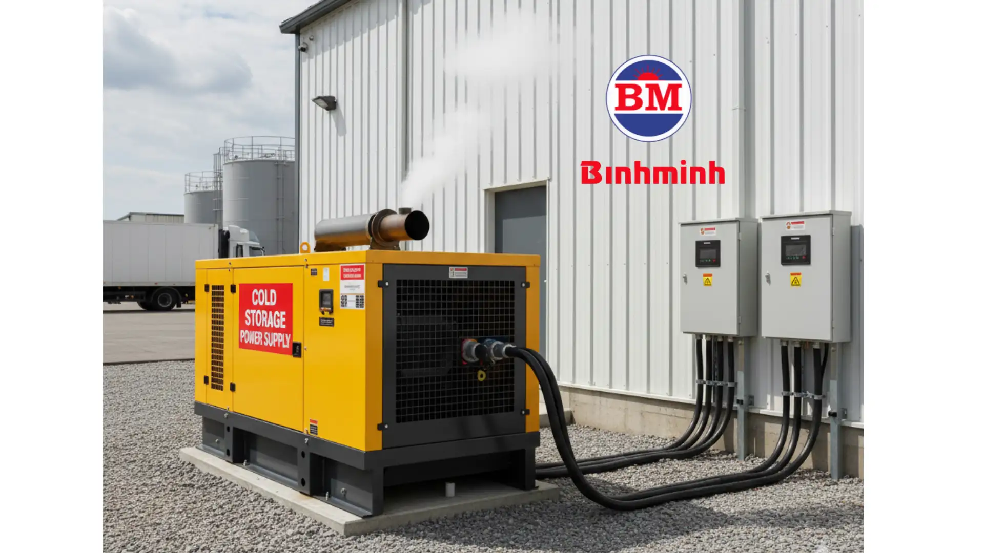 Máy phát điện cho kho lạnh