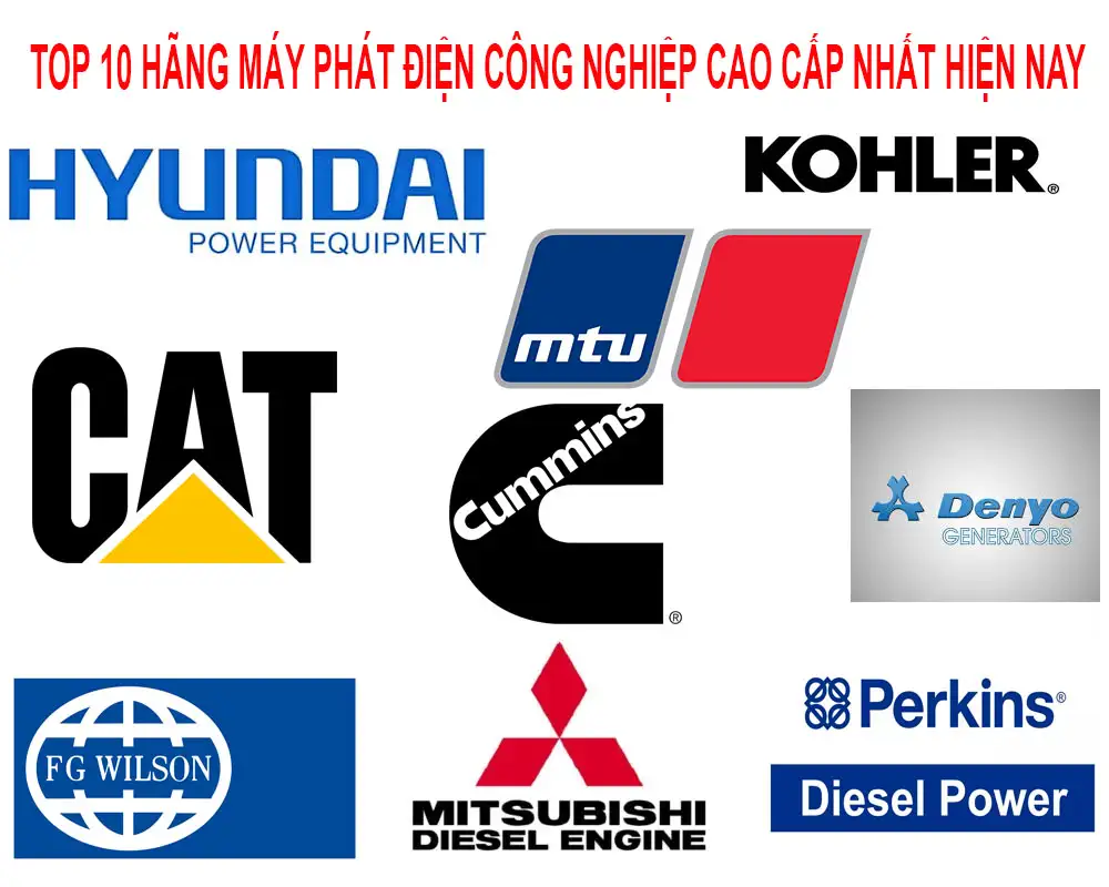 10 thương hiệu máy phát điện tốt nhất trên Thế Giới