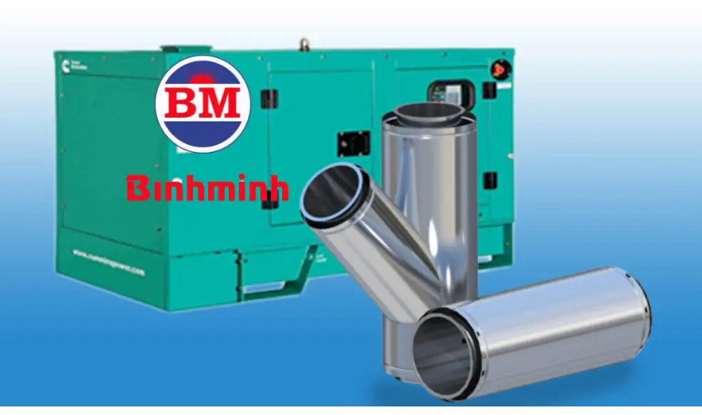 Ống khói máy phát diện làm từ Inox