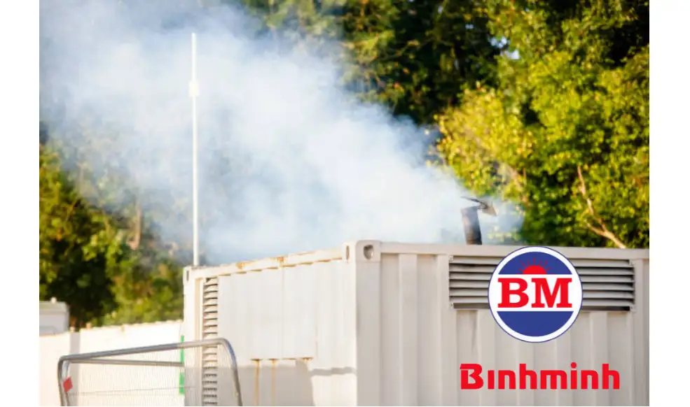 Máy phát điện có khói màu bất thường