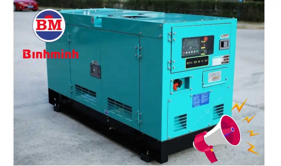 Máy phát điện phát ra tiếng ồn hoặc còi cảnh báo